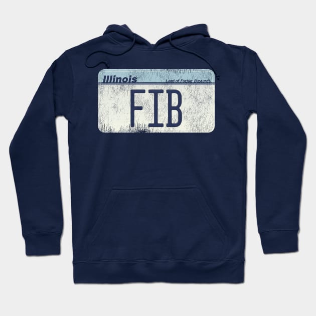 Illinois FIB License Hoodie by darklordpug